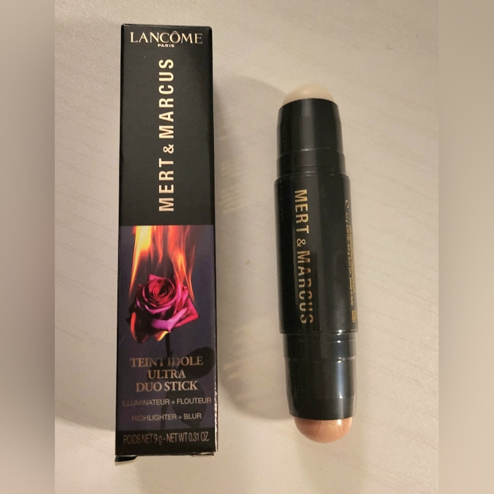 LANCOME Mert & Marcus TEINT IDOLE ULTRA Duo Highligter+blur stick 01 light pink